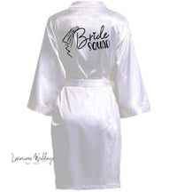 Team Bride Satin Robe Robe Sets Luxurious Weddings