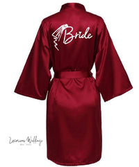 Team Bride Satin Robe Robe Sets Luxurious Weddings