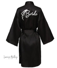 Team Bride Satin Robe Robe Sets Luxurious Weddings