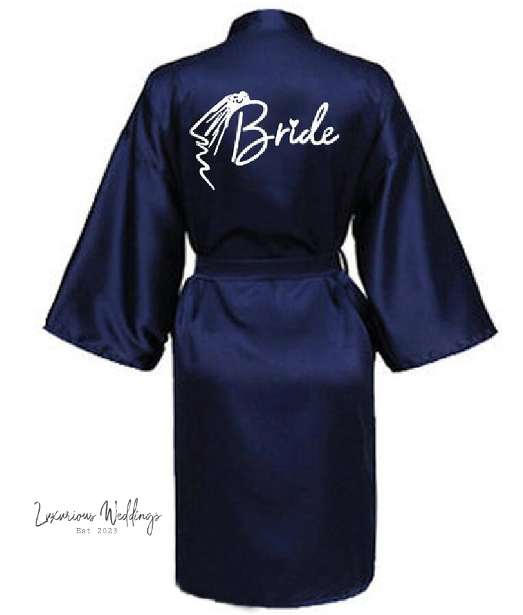 Team Bride Satin Robe Robe Sets Luxurious Weddings