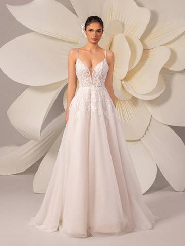 Women's Solid Color Simple Casual Spaghetti Strap Dress Wedding Dresses Luxurious Weddings