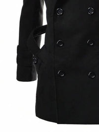 Men's 1pc Double Breasted Overcoat Men Overcoats Luxurious Weddings