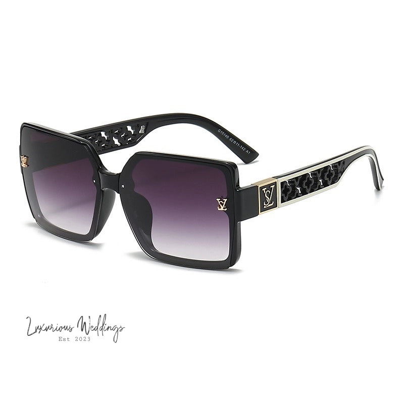 Luxury Square Fashion Sunglasses UV400 sunglasses Luxurious Weddings
