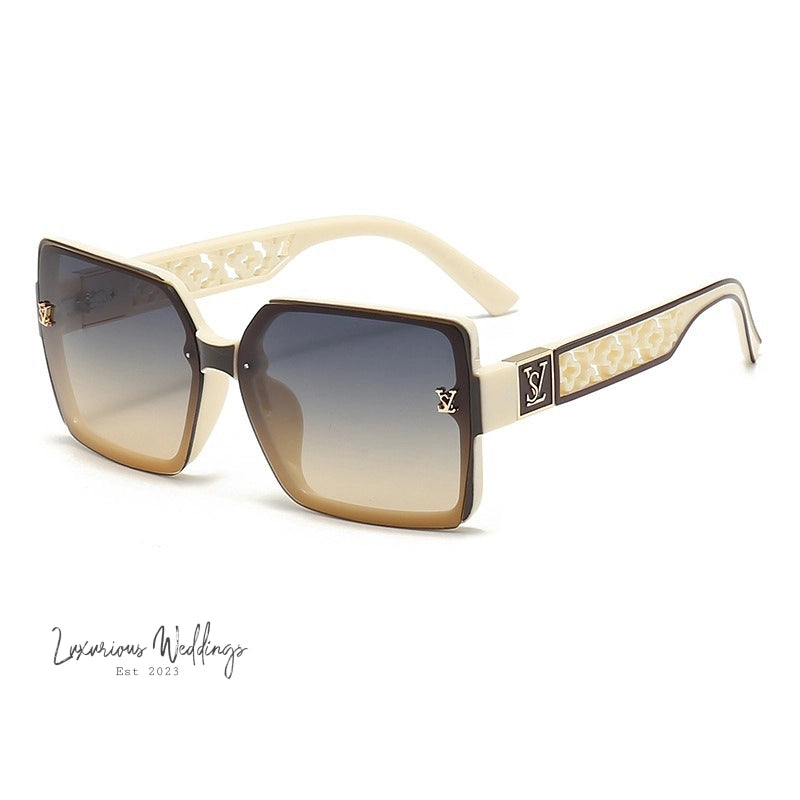 Luxury Square Fashion Sunglasses UV400 sunglasses Luxurious Weddings