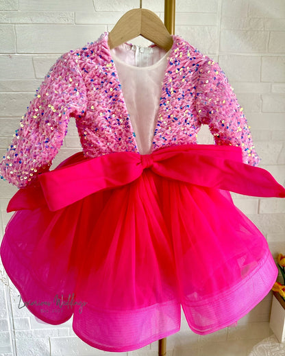 Princess Sequins Tutu Dress for Baby Girls girls sequins dress Luxurious Weddings