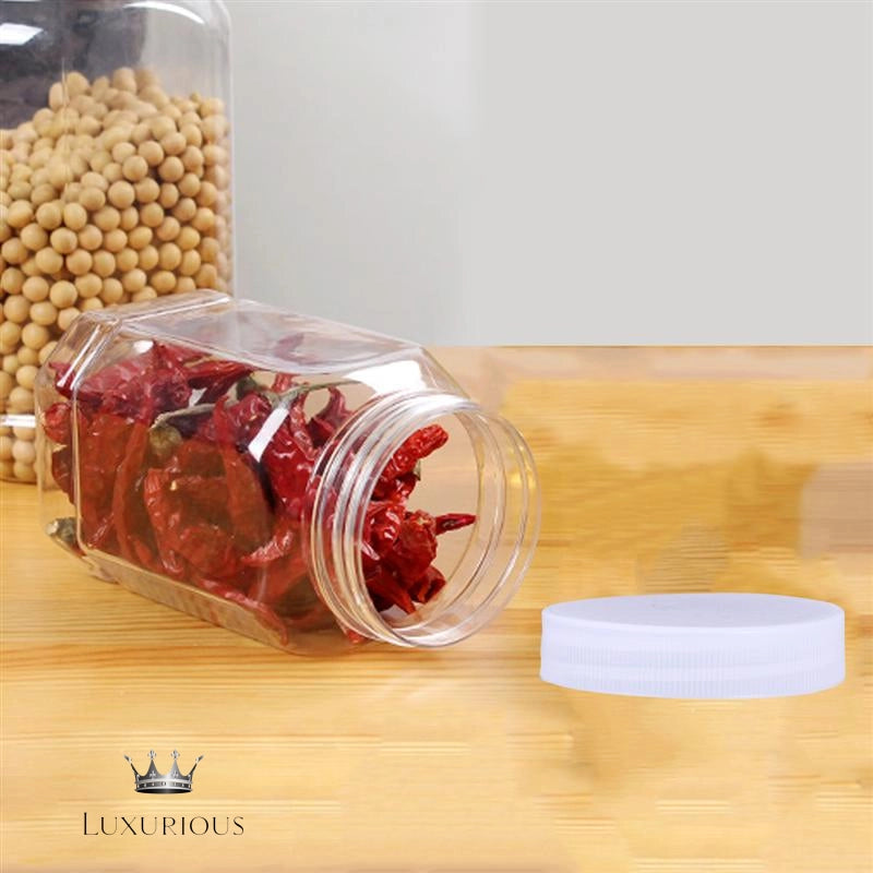 Airtight Plastic Storage Jars 8pcs Set jars Luxurious Weddings