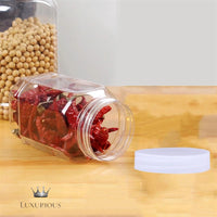 Airtight Plastic Storage Jars 8pcs Set jars Luxurious Weddings