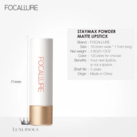 FOCALLURE Moist Matte Lipstick lipstick Luxurious Weddings