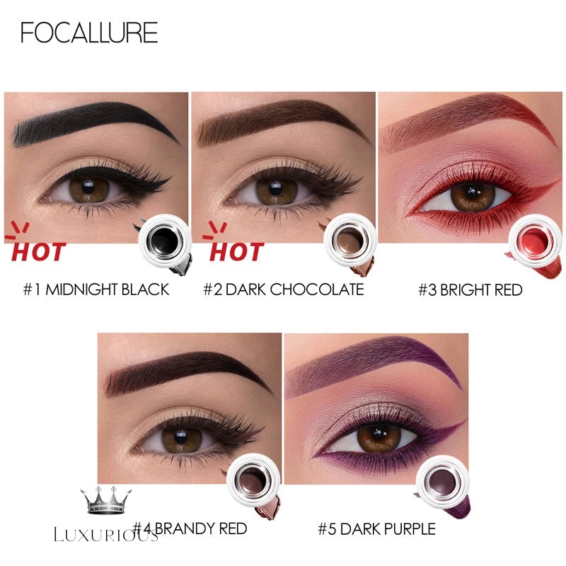 Focallure Waterproof Gel Eyeliner & Eyebrow Cream eyeliner & brow Luxurious Weddings