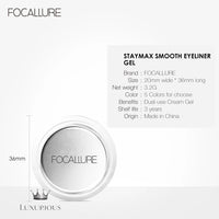 Focallure Waterproof Gel Eyeliner & Eyebrow Cream eyeliner & brow Luxurious Weddings