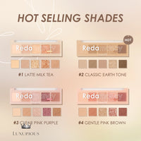 FOCALLURE 5 Colors Shimmer Eyeshadow Palette Eyeshadow Luxurious Weddings