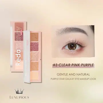 FOCALLURE 5 Colors Shimmer Eyeshadow Palette Eyeshadow Luxurious Weddings