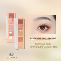 FOCALLURE 5 Colors Shimmer Eyeshadow Palette Eyeshadow Luxurious Weddings