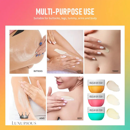Firming Body Massager Gel Caramel Vanilla Floral ButtCare bum cream Luxurious Weddings
