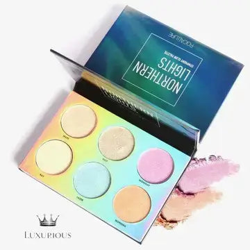 Focallure 6-Color Northern Lights Glow Bronzer Palette Bronzer Luxurious Weddings
