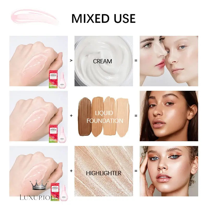 Watermelon Niacinamide Dew Drops Face Skincare Skin Primer Luxurious Weddings