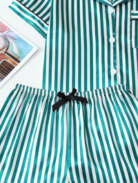 Luxurious Satin Pajama Set for Women Sleepwear Luxurious Weddings