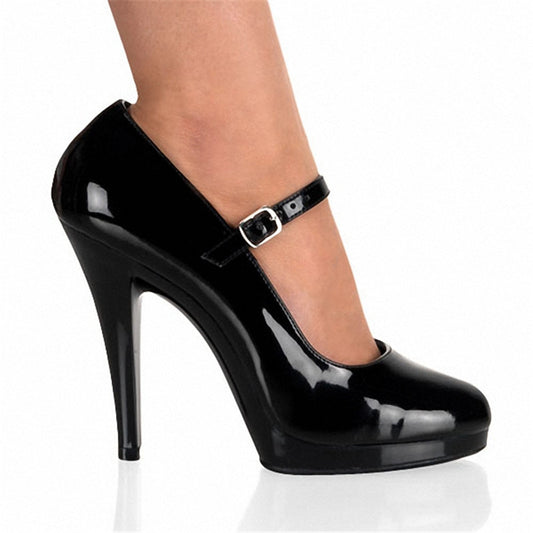 Elegant Black Stage Wedding Shoes Pin up Girl Heels Luxurious Weddings