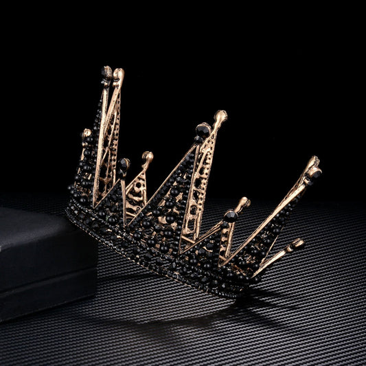 bride black crown Tiara Tiaras Luxurious Weddings