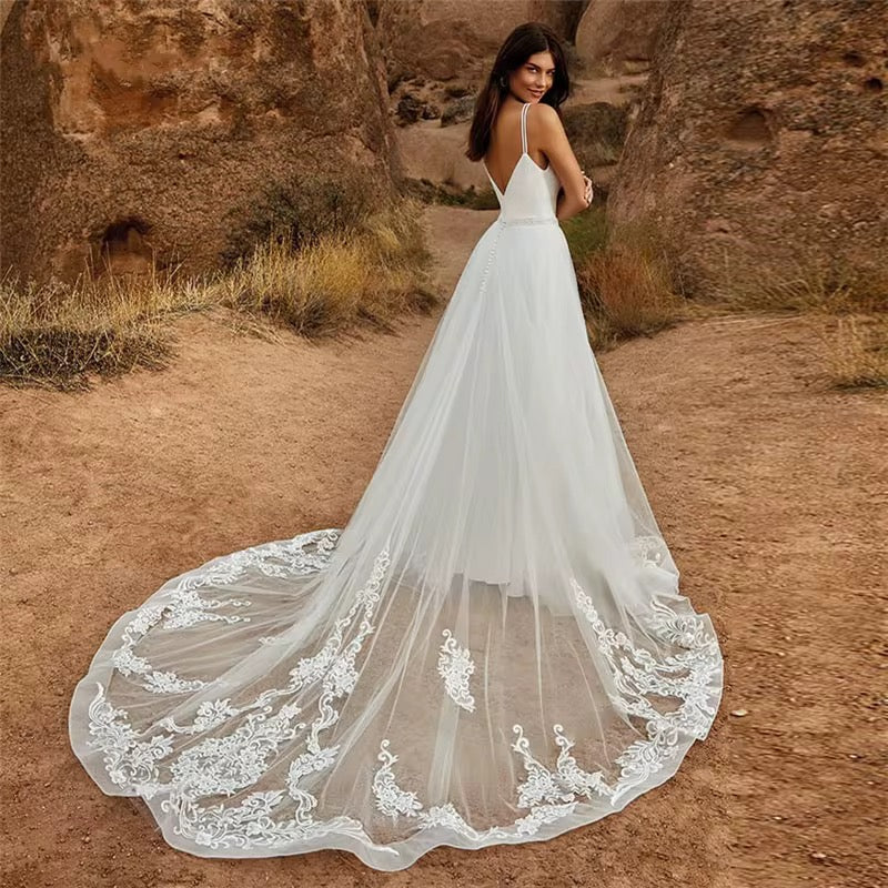 Convertible Lace Wedding Dress