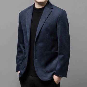 Thick men's wool suit loose casual suit jacket Luxurious Weddings