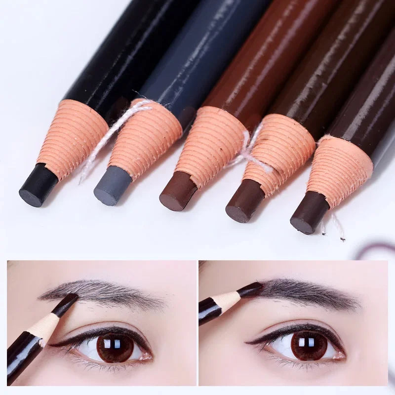 1Pcs Natural Pull Eyebrow Pencil Waterproof Eye Brow Enhancer Long Lasting Eyebrow Pencil