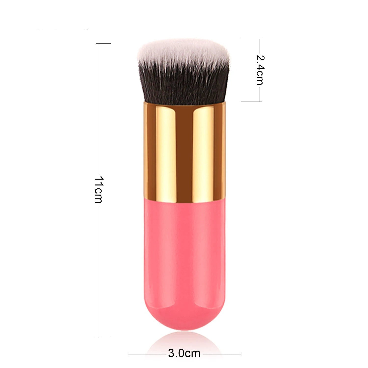 1Pcs New Chubby Pier Foundation Brush Makeup Brushes Luxurious Weddings