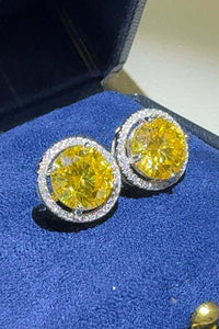 4 Carat Moissanite 925 Sterling Silver Earrings Jewelry Luxurious Weddings