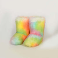 Thermal Fuzzy Platform Boots boots Luxurious Weddings