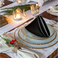 Coloured Satin Napkins - Set of 10 Napkins Luxurious Weddings