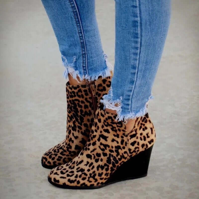 High Heel Ankle Boots with Side Zip boots Luxurious Weddings