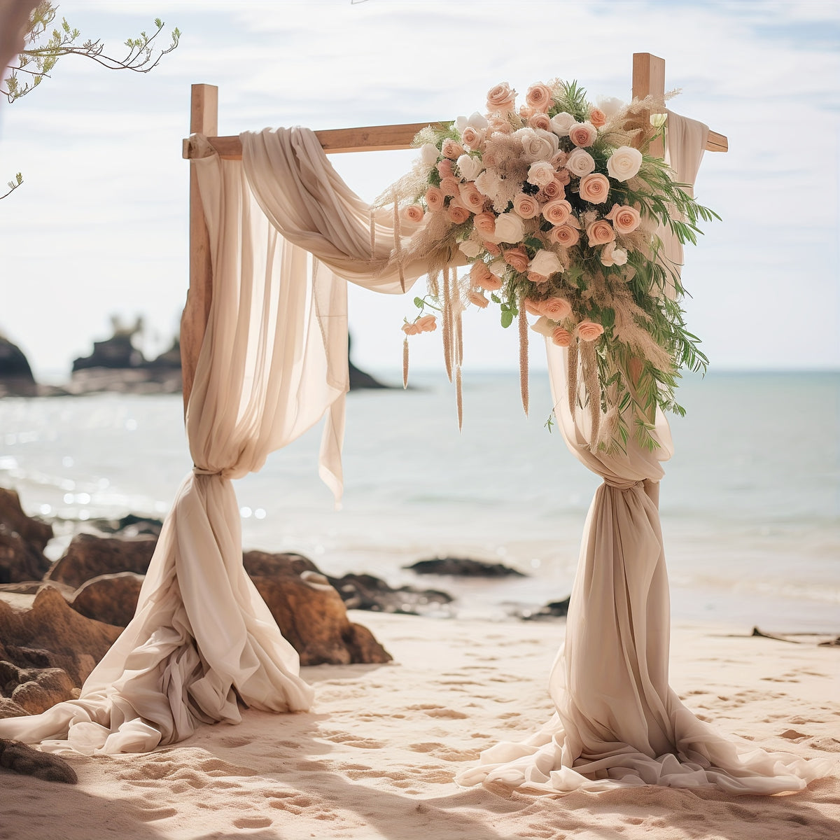Green Silk Draping Silks Luxurious Weddings