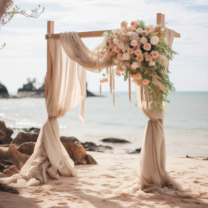 Green Silk Draping Silks Luxurious Weddings