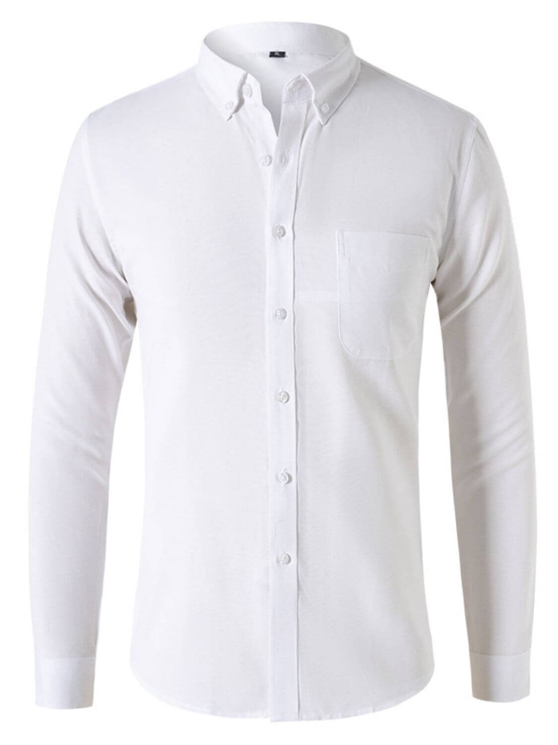 Men's Plus Size Button Down Collared Neck Shirt Men's Shirts Luxurious Weddings