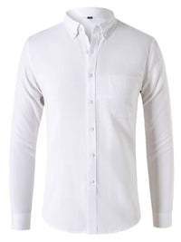 Men's Plus Size Button Down Collared Neck Shirt Men's Shirts Luxurious Weddings