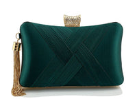Tassel metal woven diamond Evening Bag Handbags Luxurious Weddings