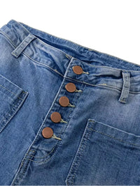 Full Size High Waisted Button-Fly Flare Jeans Plus Size Jeans Luxurious Weddings
