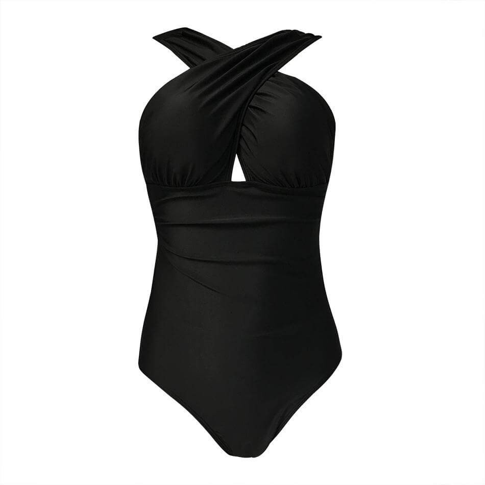 Black Red Sexy Cross Halter Women Swimwear Swimwear Luxurious Weddings