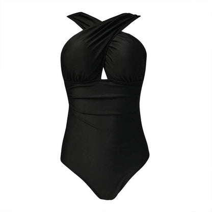 Black Red Sexy Cross Halter Women Swimwear Swimwear Luxurious Weddings