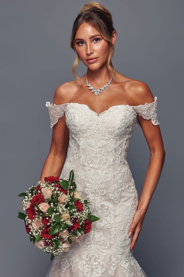 Off The Shoulder Sweetheart Neckline Mermaid Dress