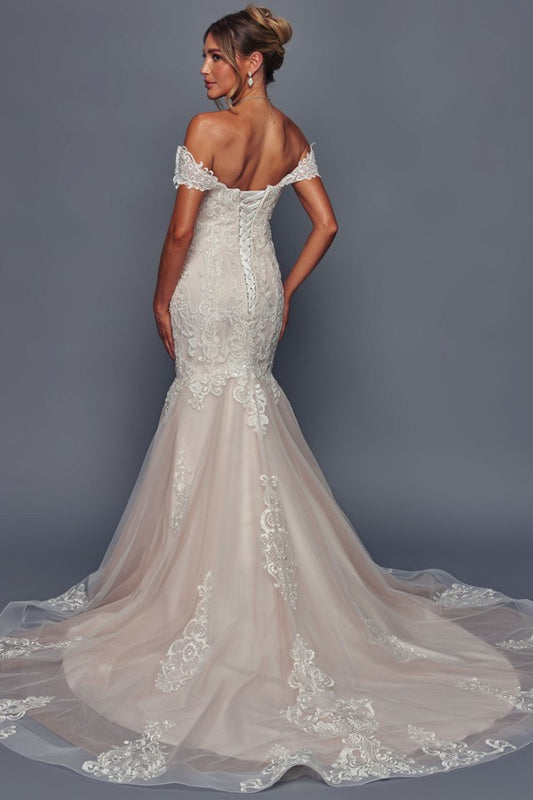 Off The Shoulder Sweetheart Neckline Mermaid Dress