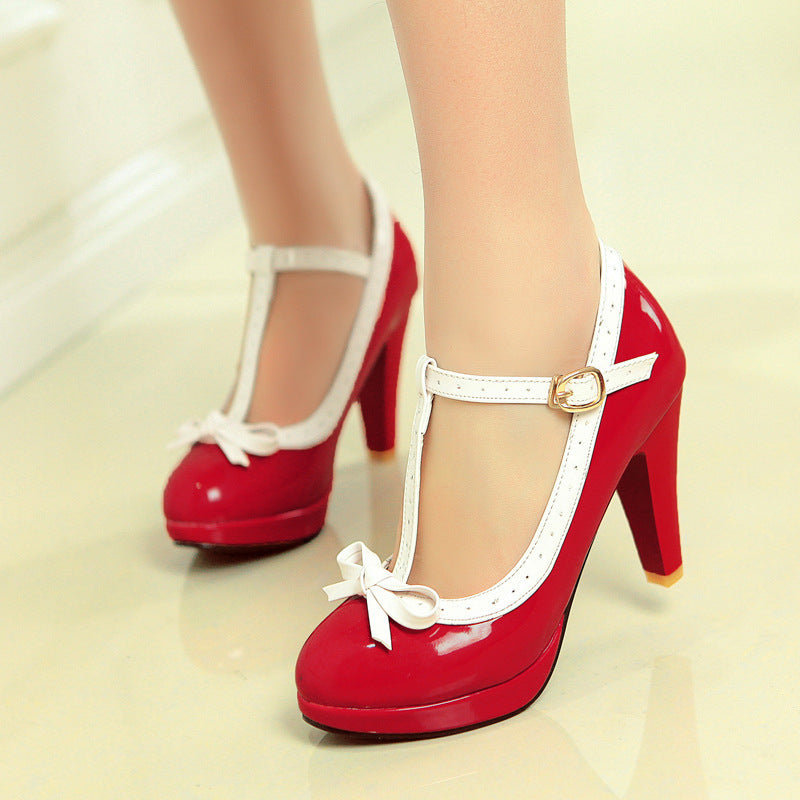 Women's thick heel high heels high heels Luxurious Weddings