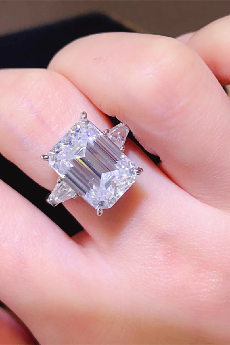 5 Carat Moissanite 925 Sterling Silver Ring men's rings Luxurious Weddings