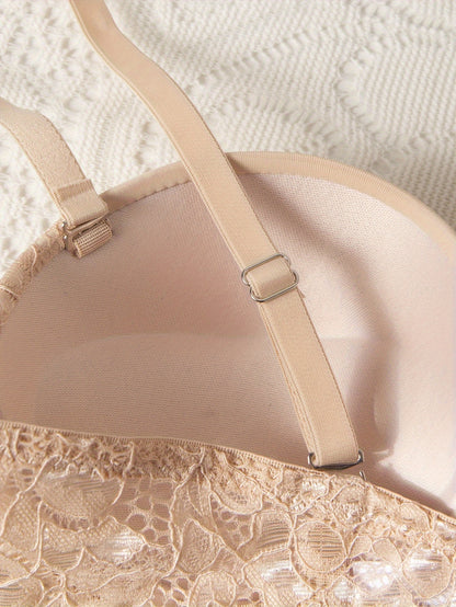 3pc Lace Push Up Bra | Luxurious Weddings Bras Luxurious Weddings