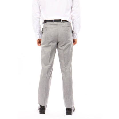 Slim Fit Flat Front Solid Color Formal Dress Pants Lt Grey Dress Pants Luxurious Weddings