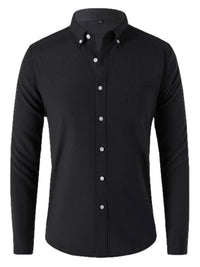 Men's Plus Size Button Down Collared Neck Shirt Men's Shirts Luxurious Weddings