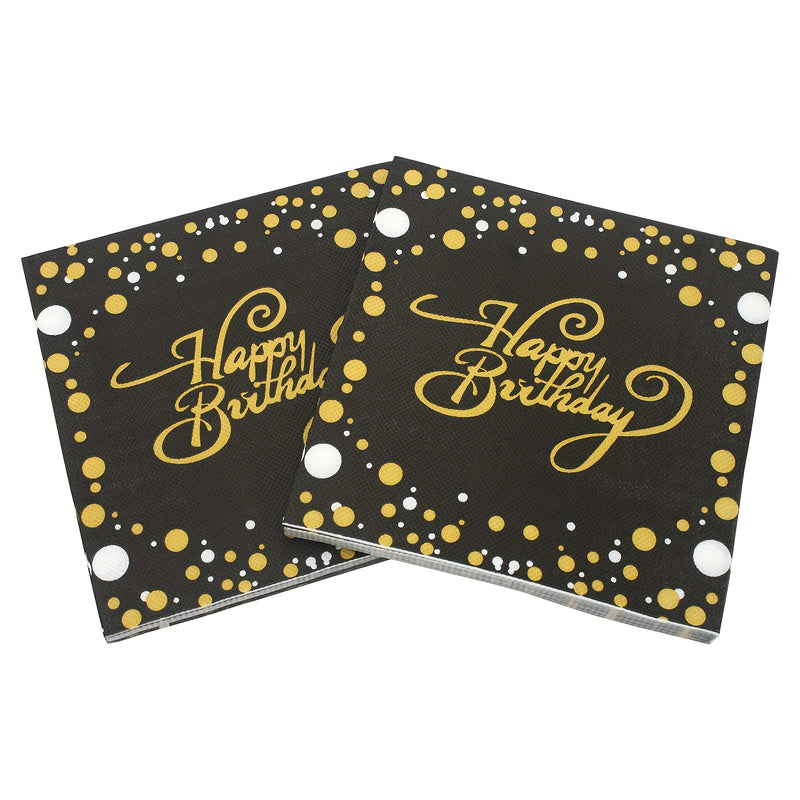Happy Birthday Napkins Napkins Luxurious Weddings