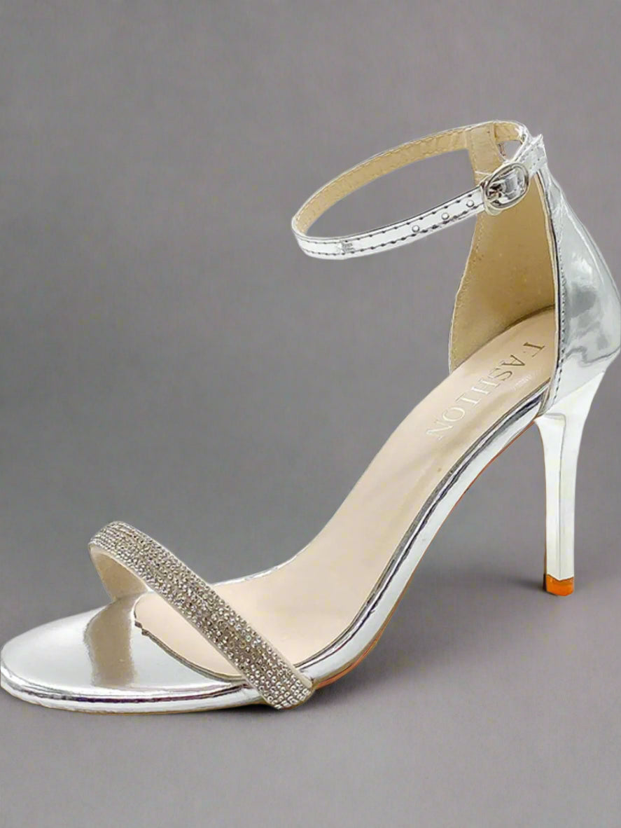 Open Toe Stiletto Sandals Bridal Shoes Luxurious Weddings