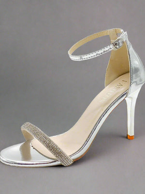 Open Toe Stiletto Sandals Bridal Shoes Luxurious Weddings