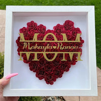 Customised Love Flower Photo Frame Mother's Day Gift Customised Photo Luxurious Weddings